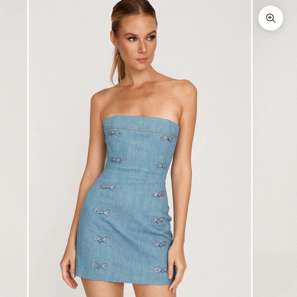 SAU LEE - Lara Denim Mini Dress - worn once!